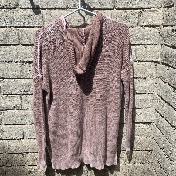 Pink American Eagle hooded sweater - Picture 2 of 3